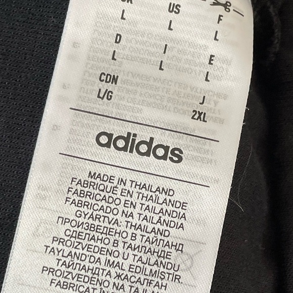 Adidas Black Philadelphia Flayer Raglan full zip track jacket. Unisex. Size larg - Picture 5 of 6